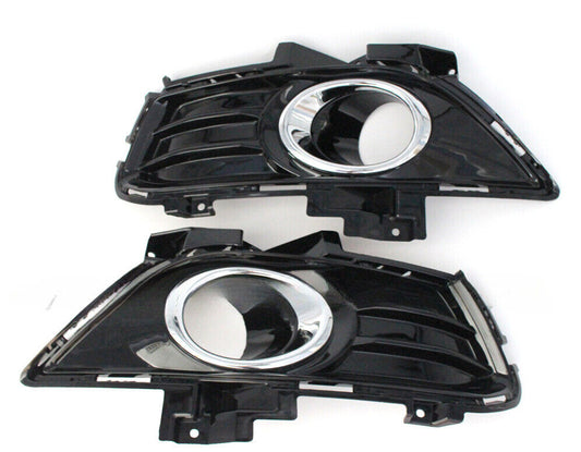 for Ford Fusion 2013-2015 Pair Front Bumper Fog Light Bezels Driving Lamp Covers