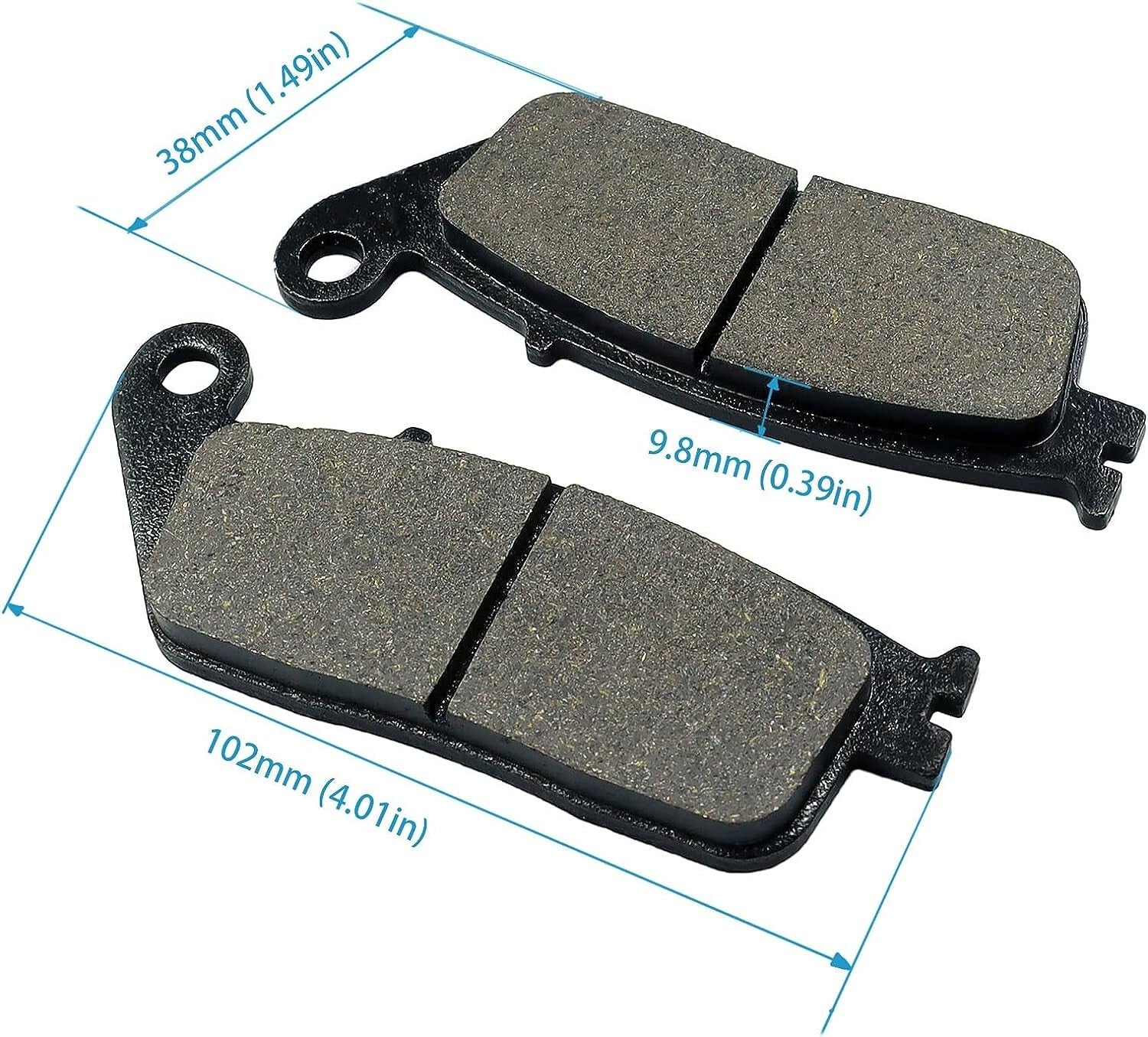 Front Rear Brake Pads VTX1300 Front Rear for Honda VT1100 C2/C3 VTX 1300 S