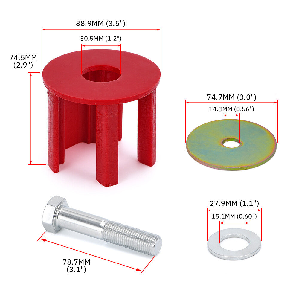 Transmission Dog bone Mount Insert Kit for VW MK5 MK6 for Golf GTI for Jetta 2.0 for AUDI TT