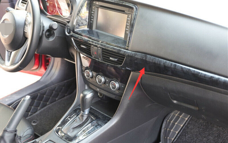 for Mazda 6 Atenza 2014-2016 Wood Grain Inner Dashboard LR Air Outlet Vent Trim