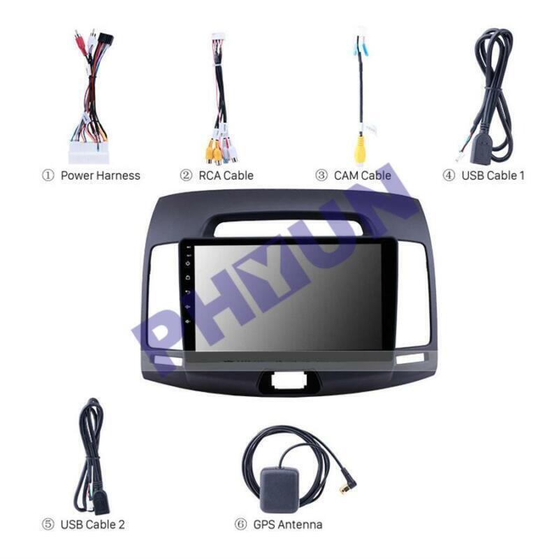 9 Android 10 Car Radio DAB DVR FM GPS Navigation for Hyundai for Elantra 2007-2011