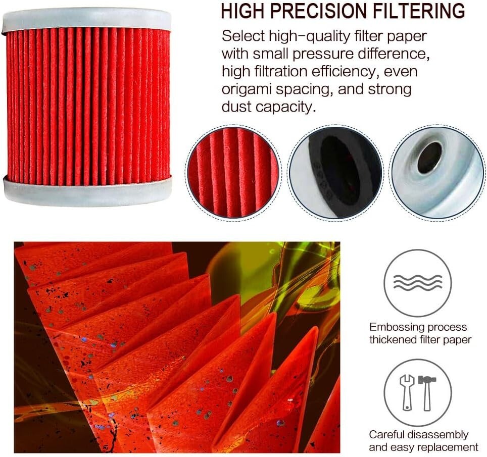 Motorcycle Oil Filter for Suzuki Z400 LTZ400 LT-Z400 LTZ 400 LTR 450 LTR-450