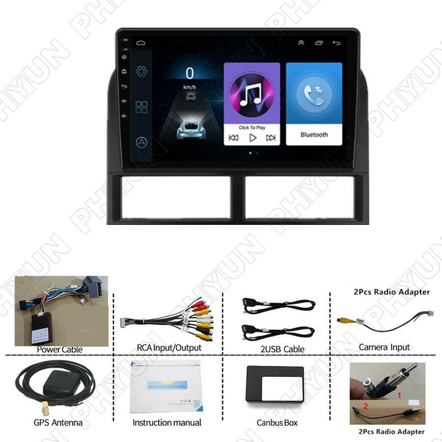 Android 10.1 Stereo Radio GPS Nav Head Unit 9 For 1998-2004 for Jeep for Grand Cherokee
