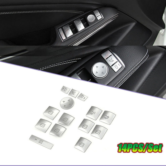 Fit for Benz W204 W212 14PCS Door Window Lift Control for Seat Memory Switch Button