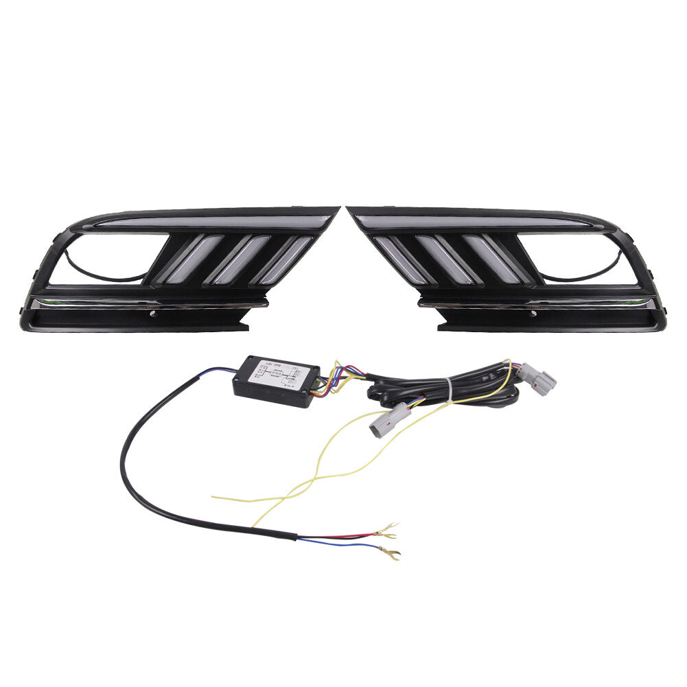 LED Daytime Running Lights DRL Driving Fog Light for VW for Jetta MK7 2016-18 17 18
