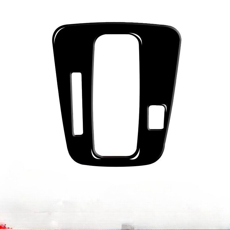 Glossy black gear panel cover sticker for Honda CRV interior (07-11-)