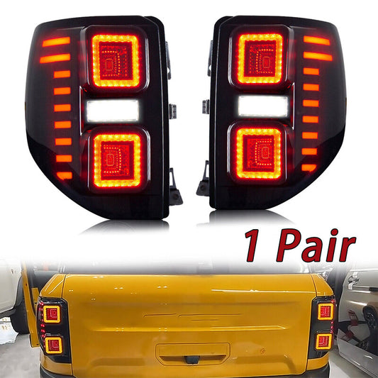 2-Pack LED Taillights for Ford for Mustang Sport 4-Door 2022 2023 Rear Lights