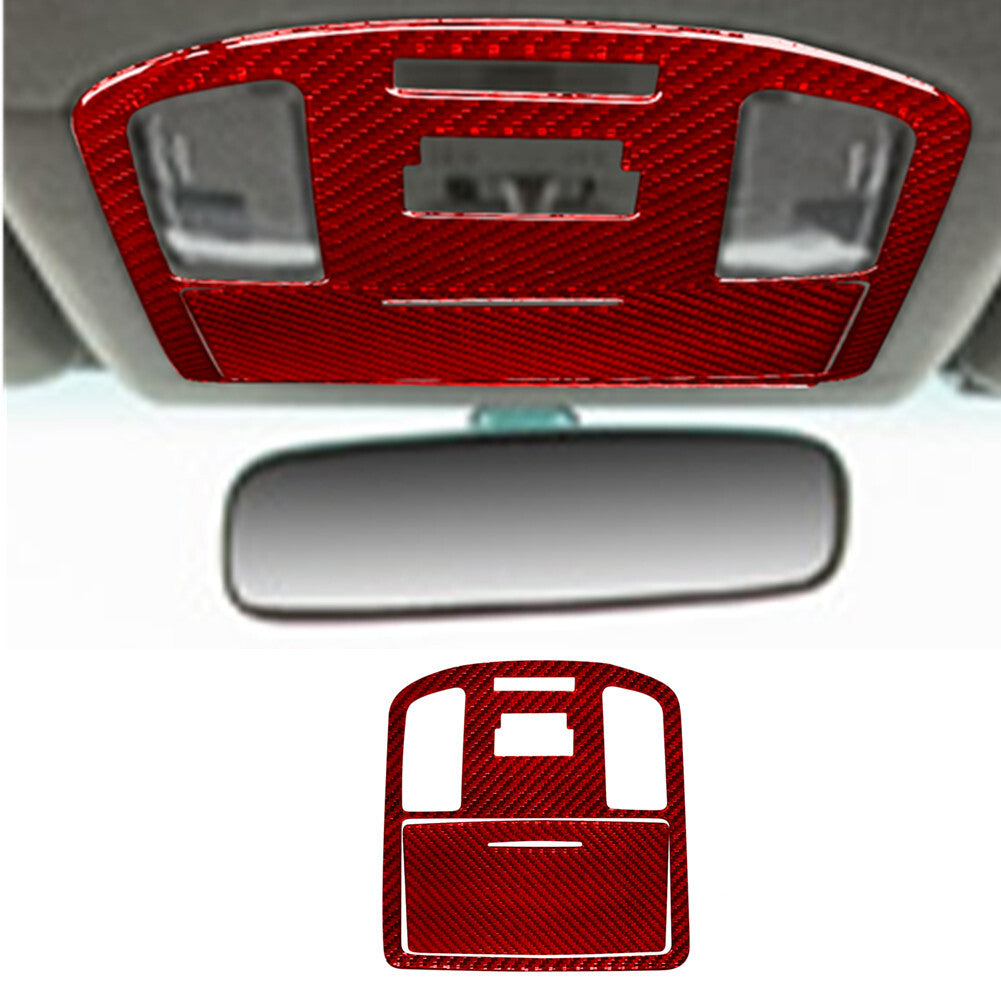 42Pcs Red Carbon Fiber Full Set Cover Trim Kit for Toyota Hilux 2015-2021 Type A