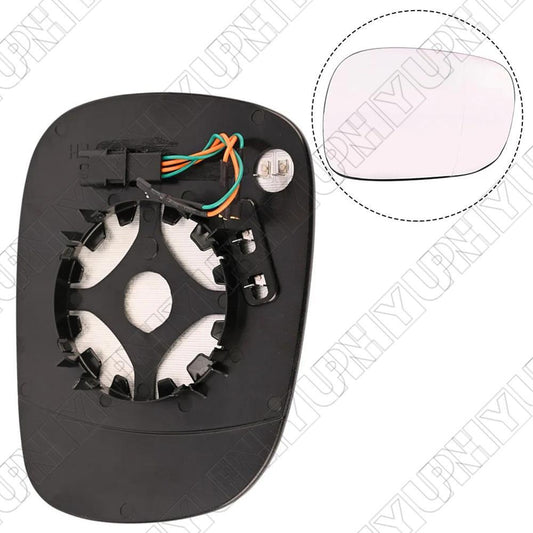 4 Pins Right Side Mirror Glass Heated w/ Backing Plate for BMW X3 F25 2010-2014