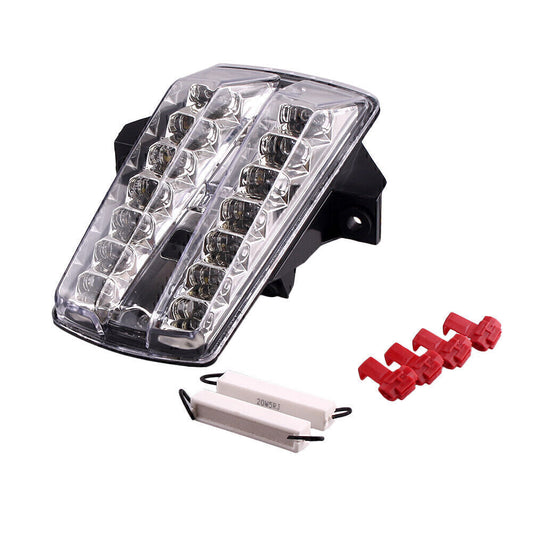 LED Tail Lamp Rear Taillight Running Light Clear Lens Fit for SUZUKI SV650 2003-2008