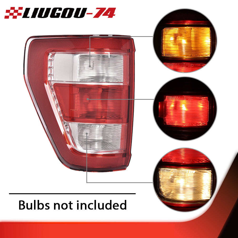 Fits for Ford F150 XL 2021 - 2023 with blind spot lights and brake lights on the left side.