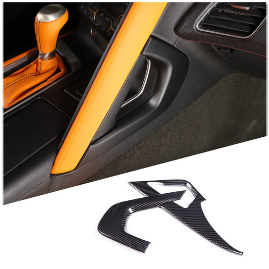 Carbon fiber dashboard passenger-side center control trim for Ford Maverick 2022/2023