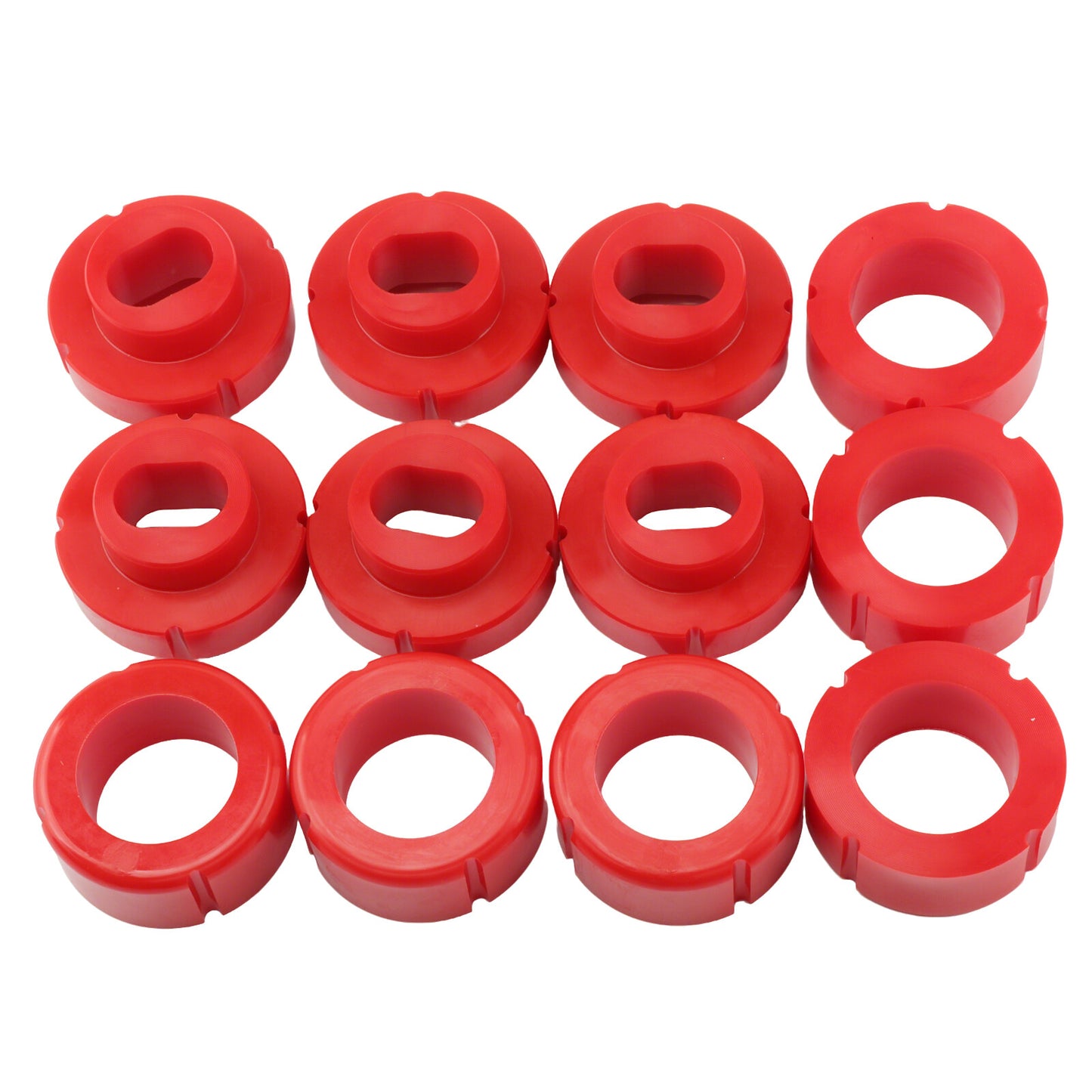 For 81-87 for Chevy C/K 10-30 2/4wd Prothane Body Mount - Red