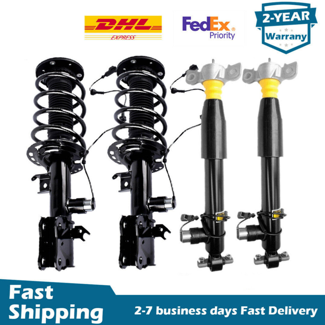 4PCS Front Rear Shock Struts Assembly Electric for Lincoln 2017-2020