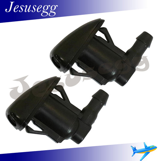 2Pcs Front Windshield Wiper Washer Nozzle Spray Jet for Lexus RX300 85381-44010