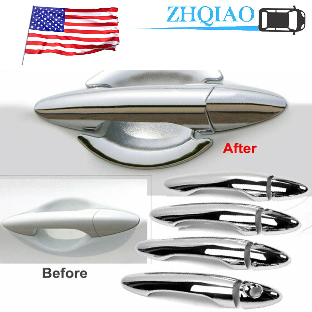 Fit for Kia Optima K5 2011-2015 Accessories Chrome Side Door Handle Cover Trim 8Pcs