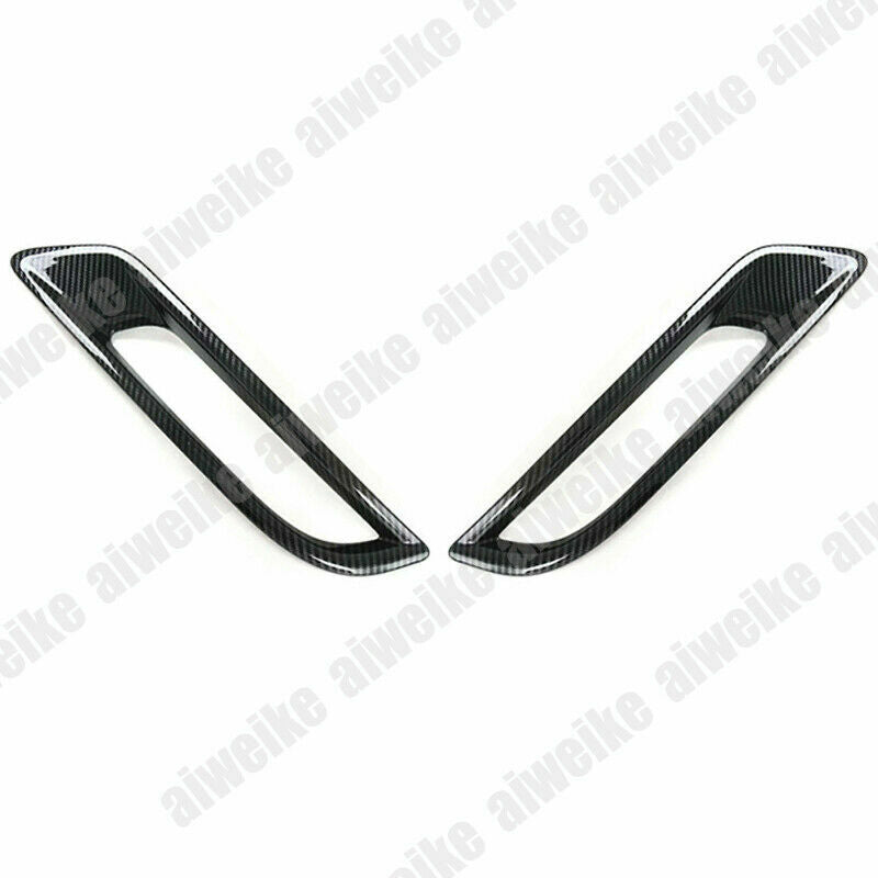2P Carbon Fiber Rear Fog Light Tail Lamp Cover Trim for Honda CRV CR-V 2020-2022