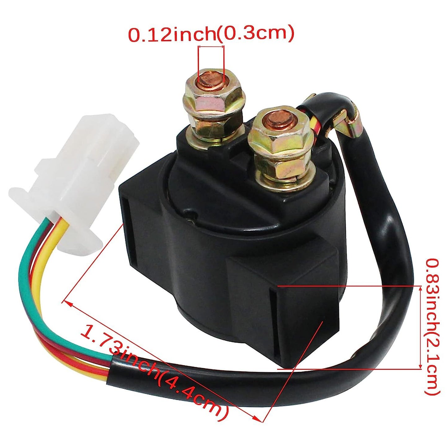 Starter Solenoid Relay for Wolverine 350 YFM350 1996-2005 Raptor80 YFM80 2002-08