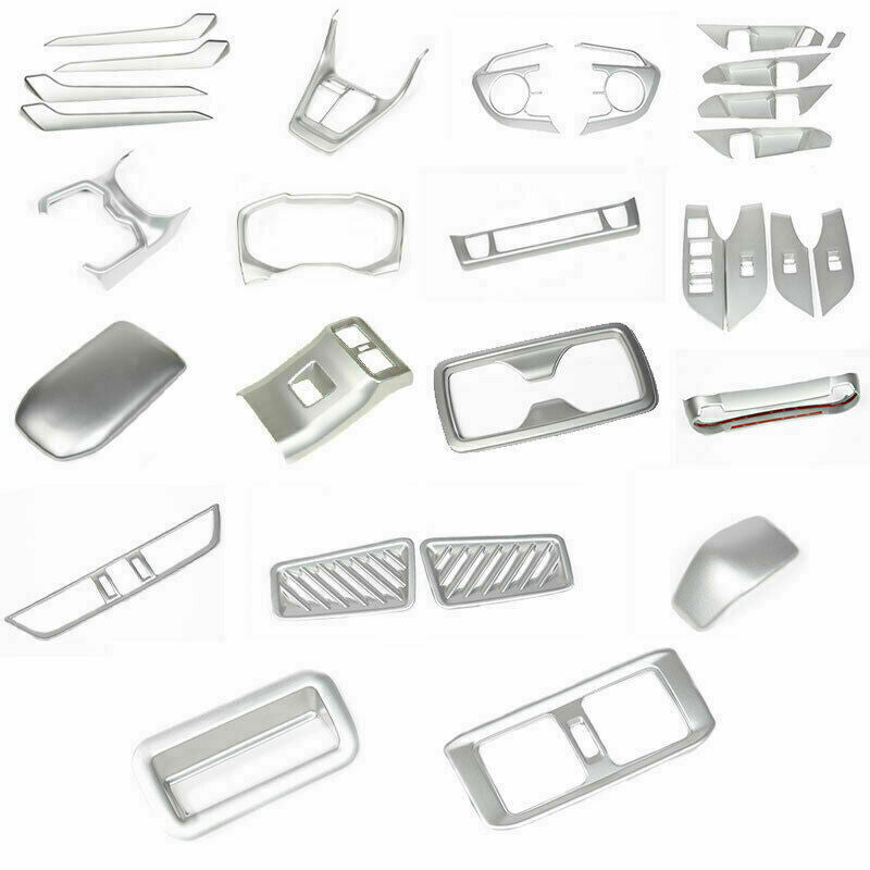 for Toyota RAV4 2019-2023 ABS Silver Car Interior Decoration Full Set Cover trim