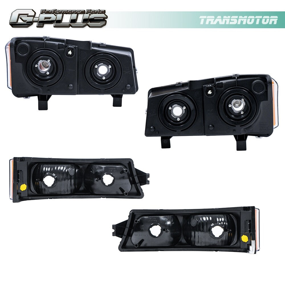 Smoke/amber headlights + taillights suitable for 03-06 for Chevrolet Silverado 1500 2500