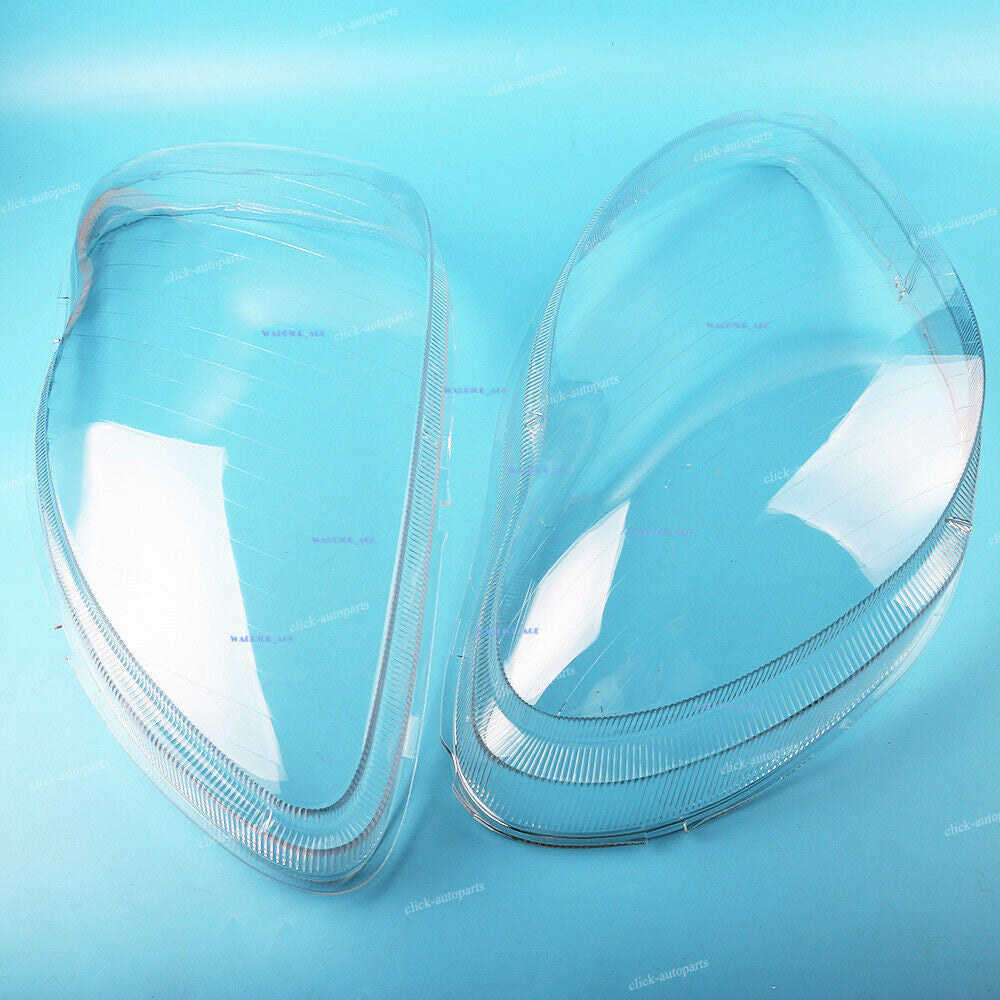 Front Left+Right Headlight Clear Lens Cover For 98-05 for Mercedes for Benz W220 S Class