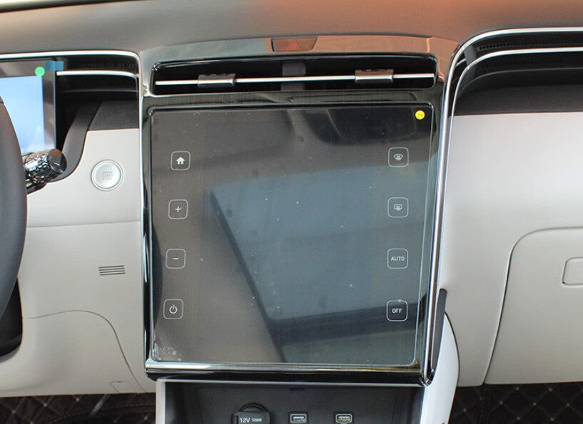 for Hyundai for Tucson 22-2023 Titanium Black Central Control Navigation Frame Trim