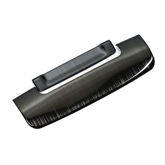 Black Titanium Console Armrest Box Cover Decor for Toyota for Land Cruiser 2008-2021