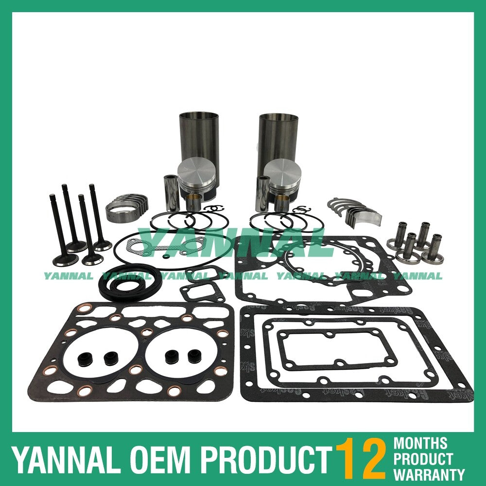 Suitable for Kubota ZB600 overhaul and rebuild kit with shims and bearings.