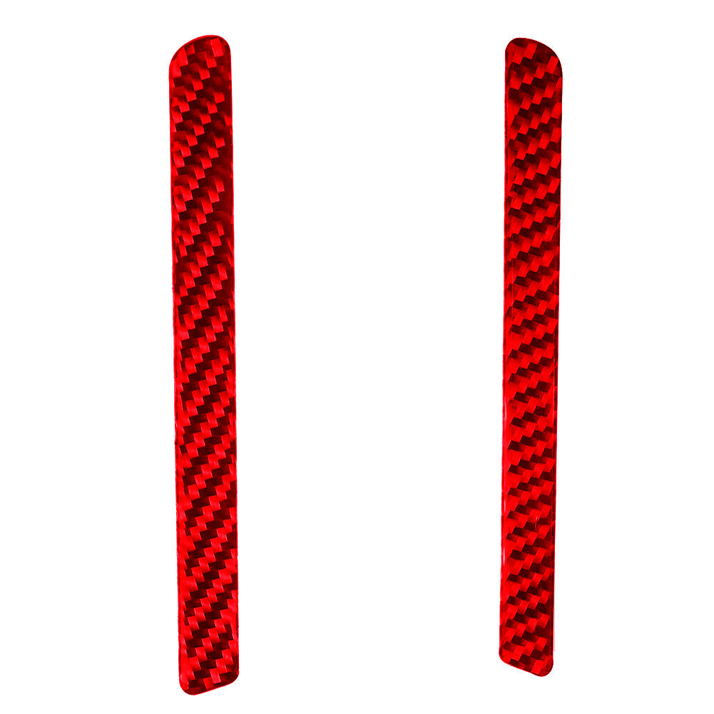 Red carbon fiber interior door cover trim is suitable for MX-5 Miata 2009-2015.