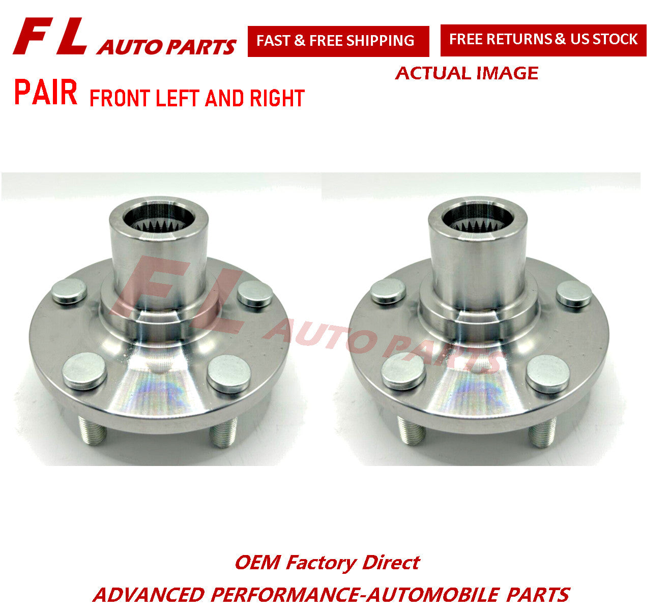 for Subaru Forester Impreza Legacy 95-2008 Front Wheel Hub Flange 28362-AE001 X2