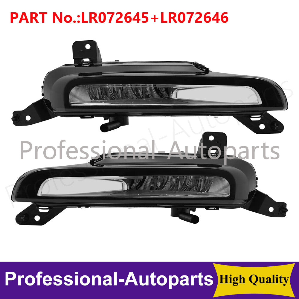 Left+Right Side Daytime Running Fog Light Fit for Land Rover Evoque 2016-2019