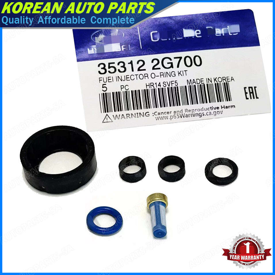 Fuel injector sealing kit for Hyundai Santa Fe for Kia Optima Sorento 2.4L 35312 2G700