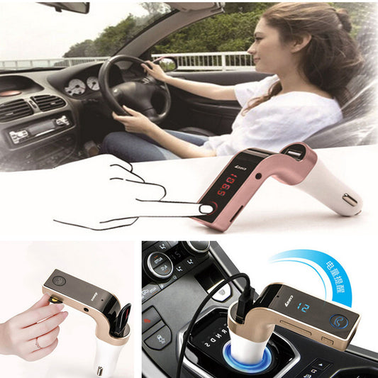 Bluetooth Car AUX Handsfree FM Transmitter Radio MP3 Player USB Charger HandFree