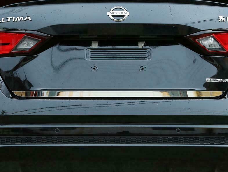 Chrome Rear Door Trunk Tailgate Lid Protection Trim for Nissan Altima 2019-2022