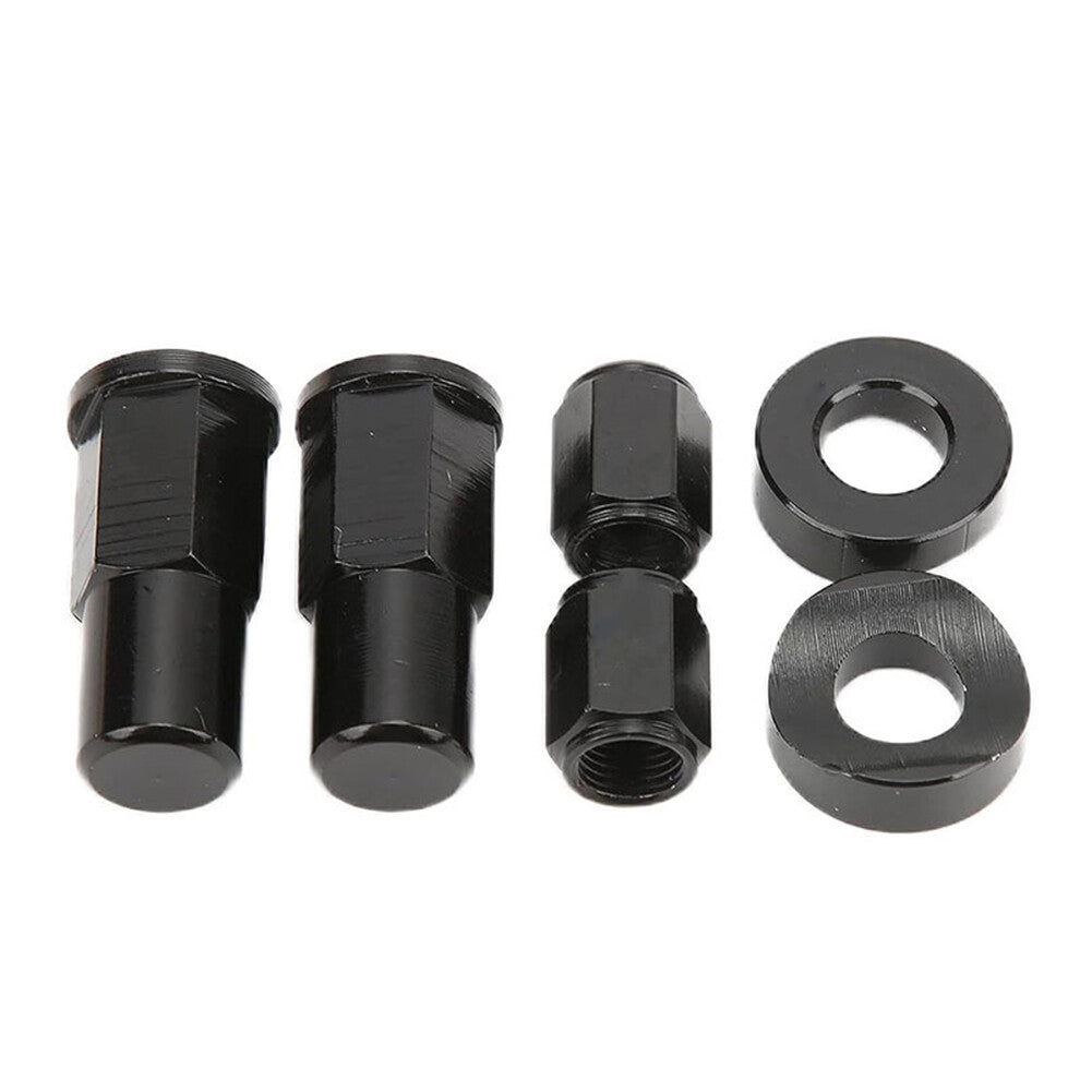 Universal Motorcycle Rim Lock Nuts Spacer Kit Tire Valve Stem Caps