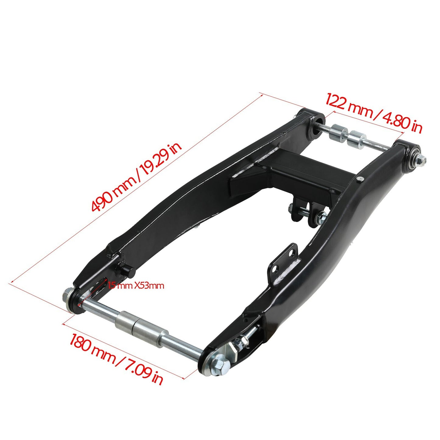 12-inch rear wheel, swingarm, 80/100-12 tire, rim assembly, pit bike, Apollo 110cc 125cc
