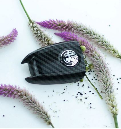 1-piece for Alfa Romeo Giulia for Stelvio car key case protective film/cover carbon fiber