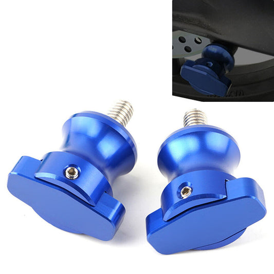 2¢ªCNC Schwingenschieber Spulen St?nderschrauben M8 f¨¹r for Honda CBR600RR 03-17 Blau