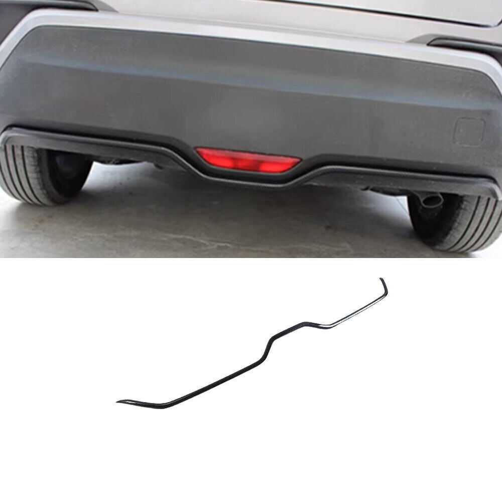 Rear Bumper Lower Strip Molding Trim for Toyota C-HR 2018-2022 1PCS Carbon Fiber