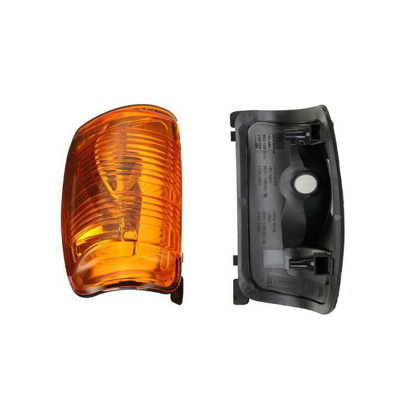 Pair door wing mirror indicator lamp yellow lens for ford transit MK8 2014-2018