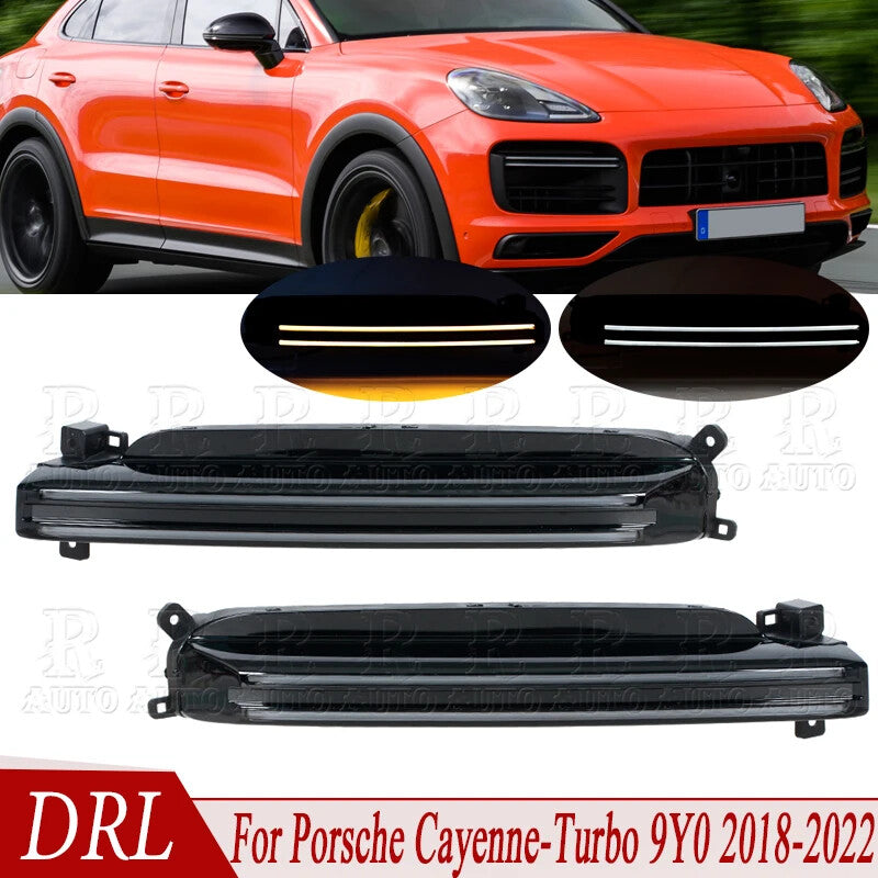 for Porsche for Cayenne -Turbo 9Y0 201-2022 LED DRL Light Daylight Running Light