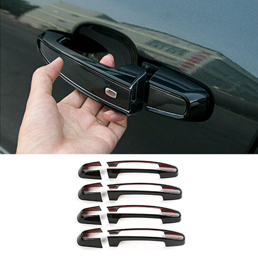 Side Door Handle Cover Trim Glossy black Fit for Chevrolet Blazer 2019 2020 2021