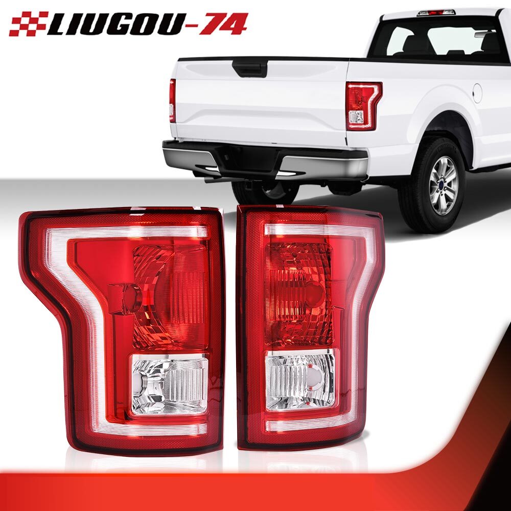 Suitable for 2015, 2016, and 2017 for Ford F-150s. Halogen dual taillight kit (2 LH right-hand grip).