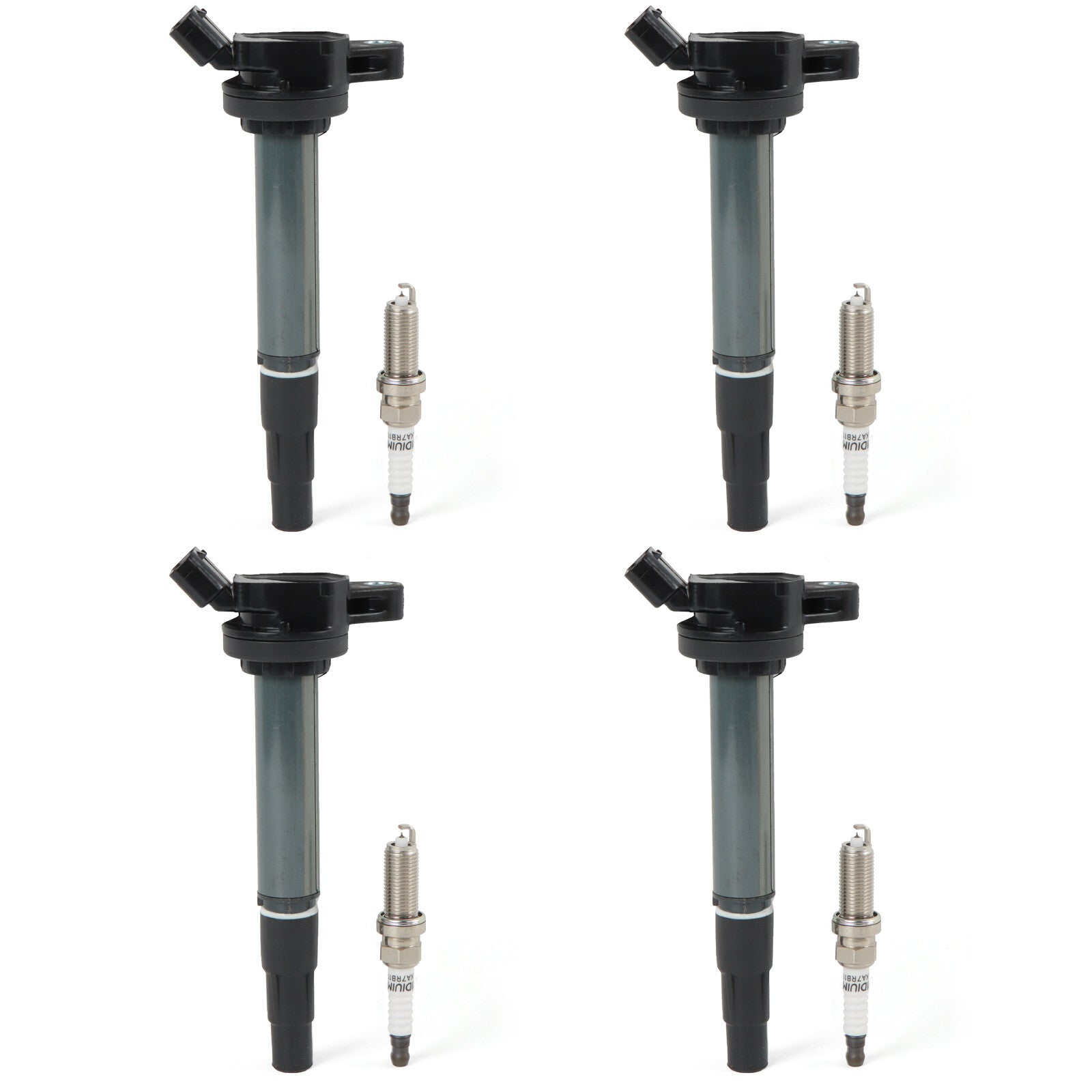 4X Ignition Coils + Spark Plugs For 2009-2014 for Toyota Matrix for Lexus L4 1.8L UF596