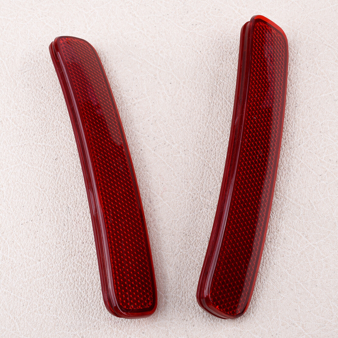 Pair Rear Bumper Light Red Lens Reflector Side Marker Fit for Highlander 11-13