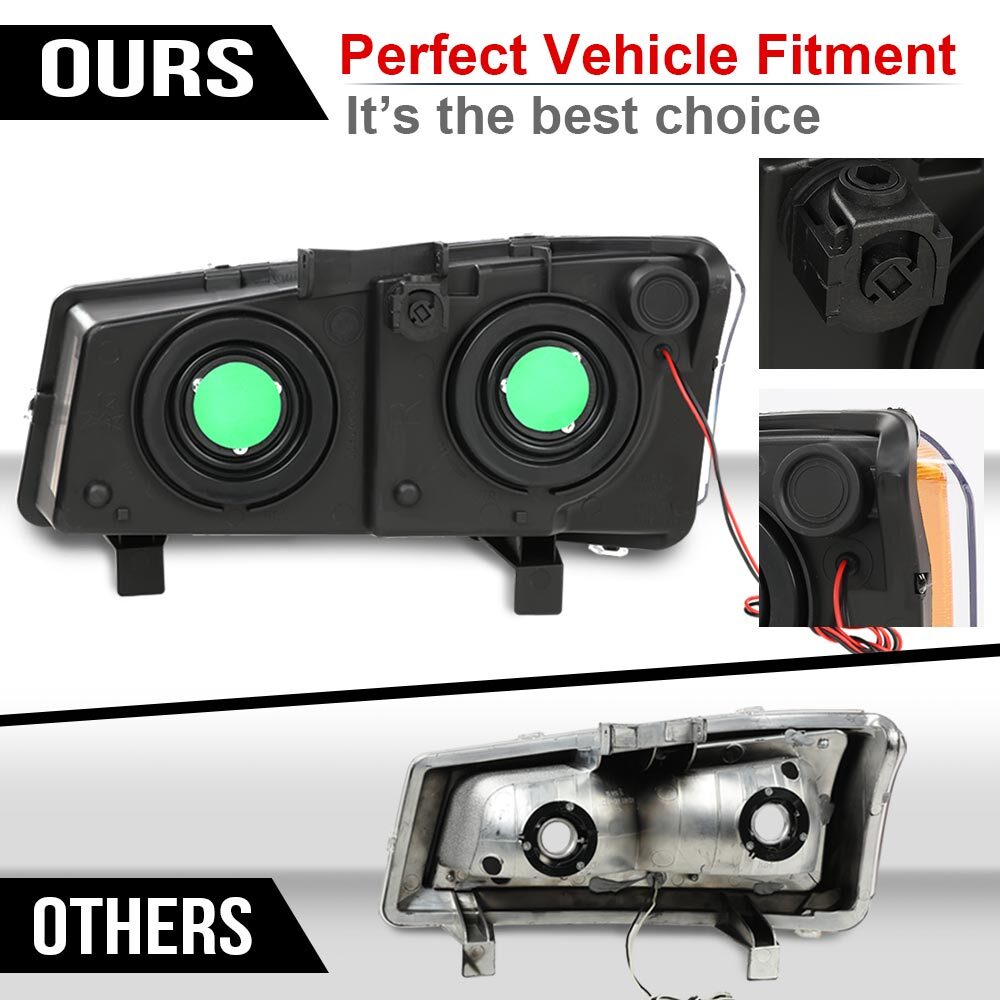 Retirement 03-07 Silverado/Avalanche {Double LED C-BAR} Yellow/Jade Pomegranate + Advisor