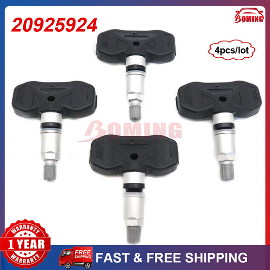 4PCS 20925924 New for Chevrolet for GMC for Buick for Saturn for Cadillac Tire Pressure Sensors