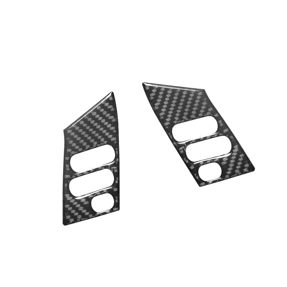Carbon Fiber Steering Wheel Button Trim for LEXUS RX330 RX350 2004-2009 Type A