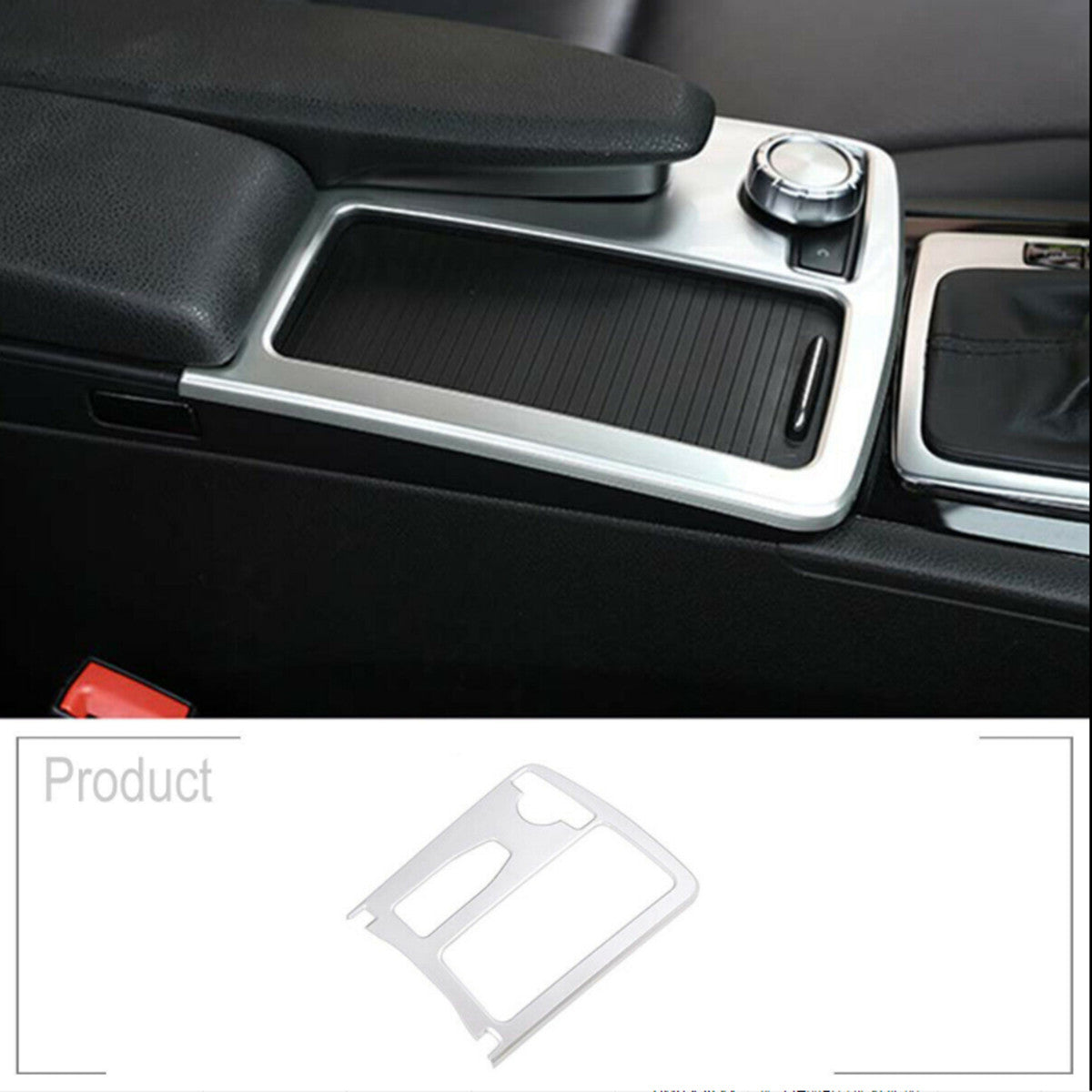 Black carbon fiber rearview mirror caps for LR Discovery 4/5 LR4 LR5 L462