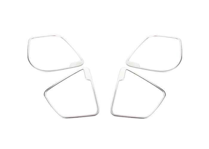 for Ford Focus 2012-18 Silver Steel Inner Door Speaker Horn Frame Cover Trim 4X